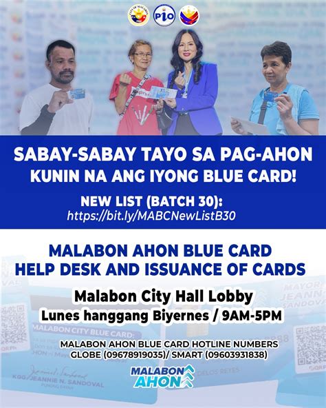 MALABON AHON BLUE CARD UPDATE .